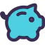 Piggy bank ícono 64x64