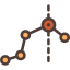Line graph icon 64x64