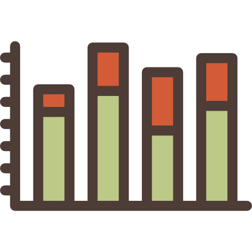 Bar graph icon