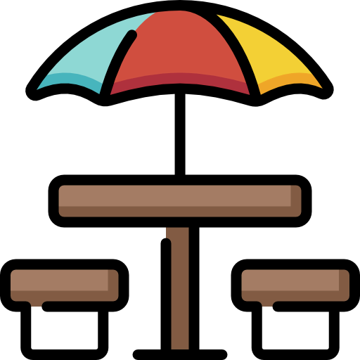 Picnic table icon