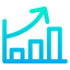 Bar chart icon 64x64