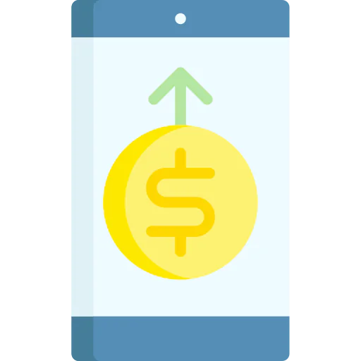 Mobile banking icon