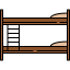 Bunk bed icon 64x64