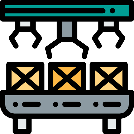 Robot arm icon