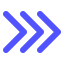Fast forward Symbol 64x64
