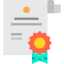 Certificate icon 64x64