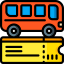 Bus ticket icône 64x64