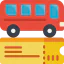Bus ticket icône 64x64
