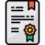 Certificate icon 64x64