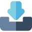 Inbox Symbol 64x64
