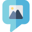 Speech bubble Symbol 64x64