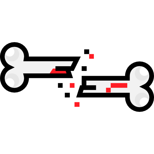 Broken bone icon