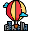 Hot air balloon icon 64x64