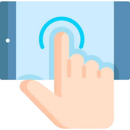 Touch screen icon