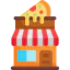 Pizza shop icon 64x64