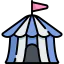 Circus tent icon 64x64