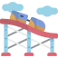 Roller coaster icon 64x64