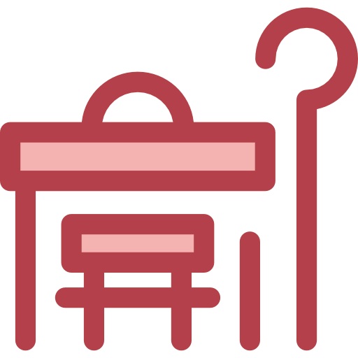 Bus stop icon