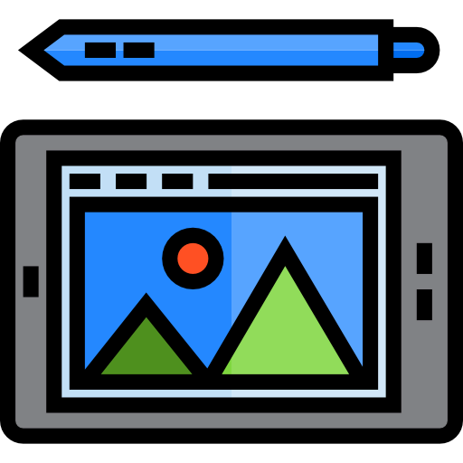 Graphic tablet icon