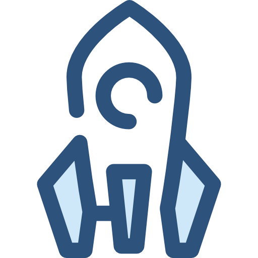 Rocket ship icon