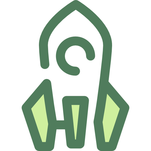 Rocket ship icon