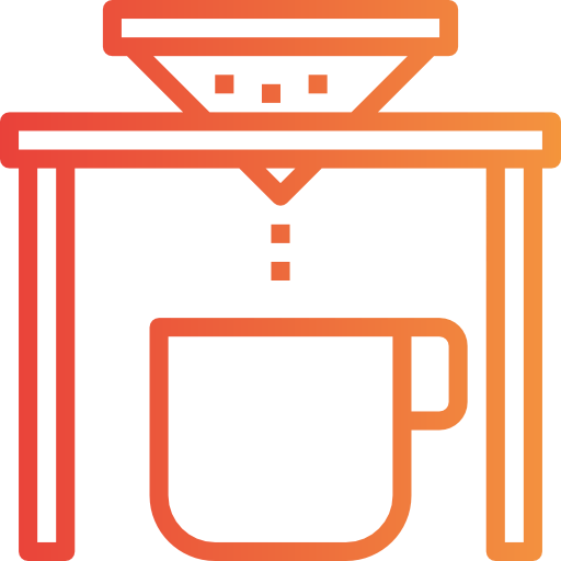 Coffee filter icon