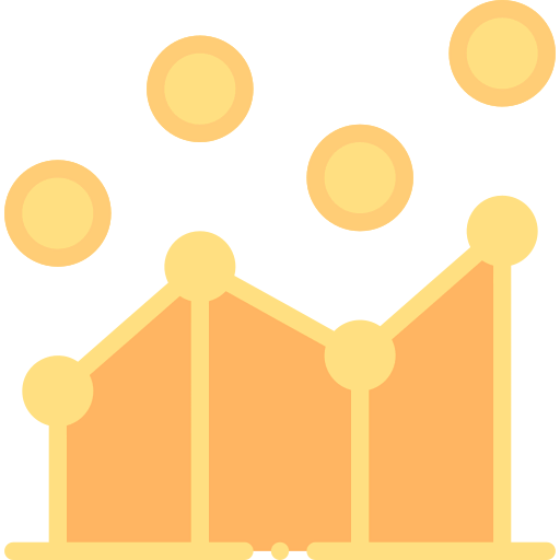 Line chart icon