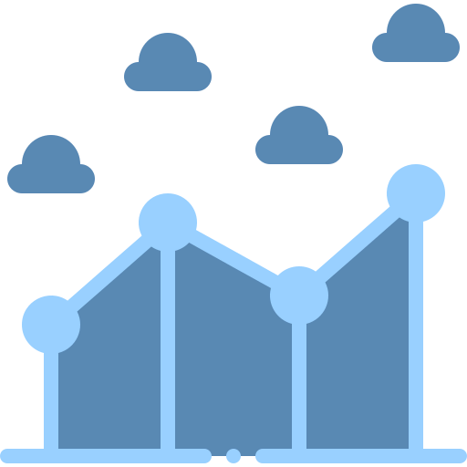 Line chart icon