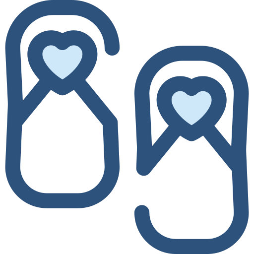 Flip flops icon