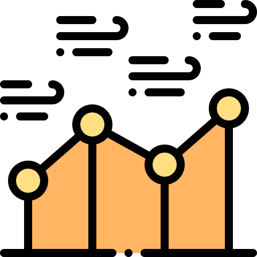 Line chart icon