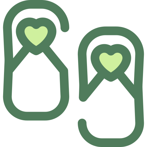 Flip flops icon