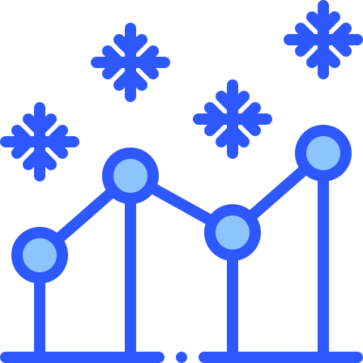 Line chart icon