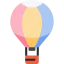 Hot air balloon icon 64x64