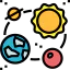 Solar system icon 64x64