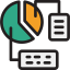 Pie chart icon 64x64