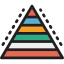 Pyramid chart icon 64x64