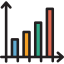 Bar chart icon 64x64