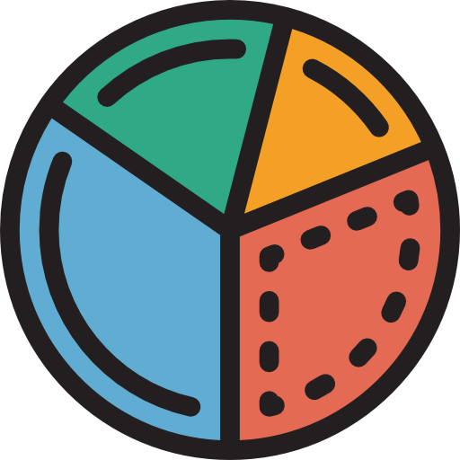 Pie chart icône