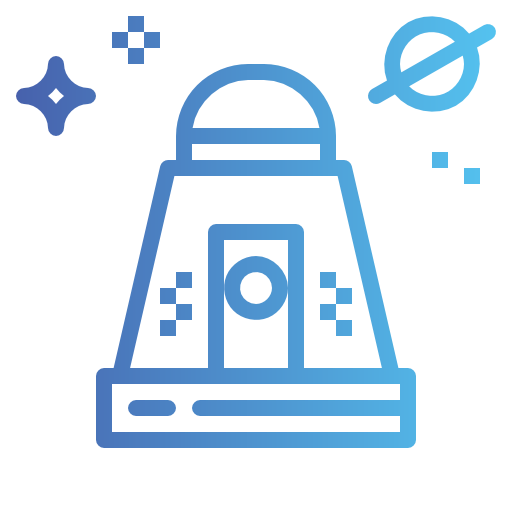 Space capsule icon