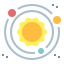 Solar system icon 64x64