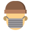 Dentist mask icon 64x64