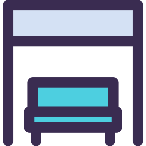 Bus stop icon
