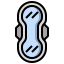 Sanitary napkin icon 64x64