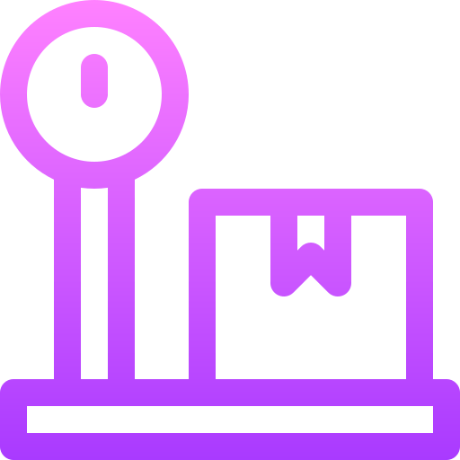 Weighing scale icon