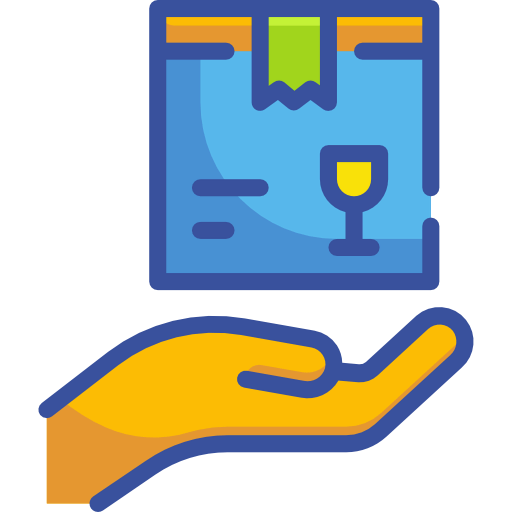 Hand box icon
