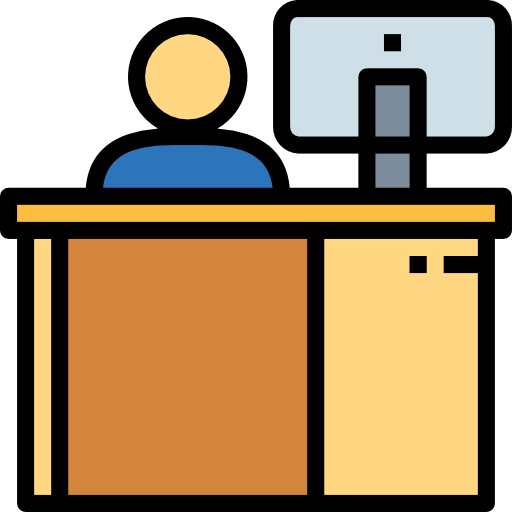 Office worker icon