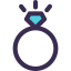 Engagement ring icon 64x64