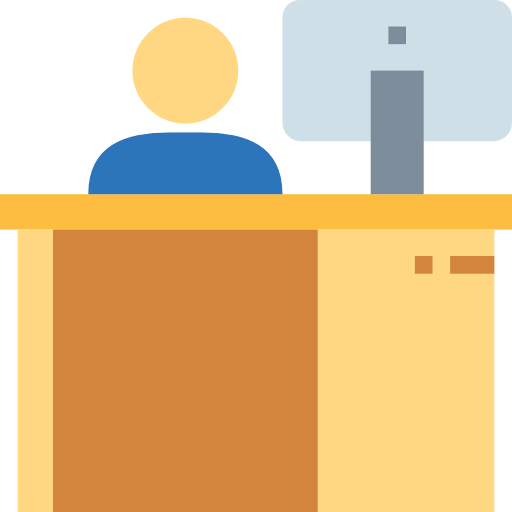 Office worker icon