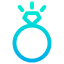 Engagement ring icon 64x64