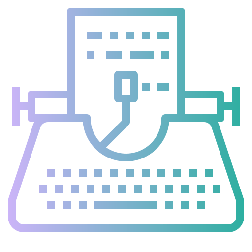 Typewriter icon
